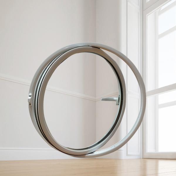 Customized Aluminum Moon Window Double Tempered Glass Customized Product