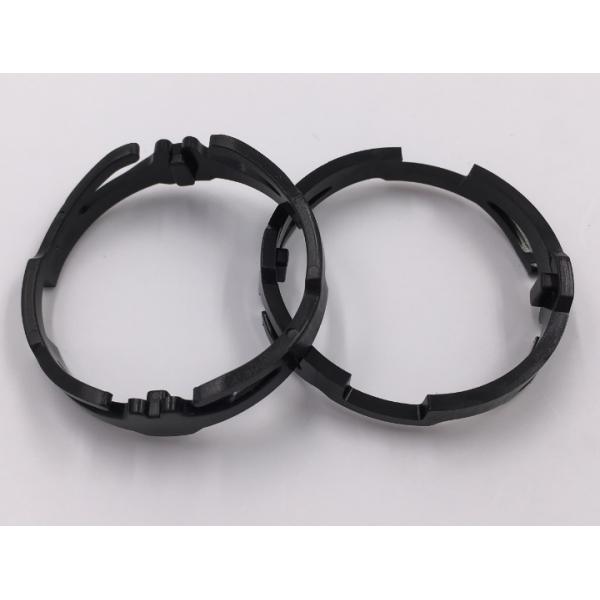Precision PC Electric Injection Molding Black Cicled Rings Assebmly EDM Finish