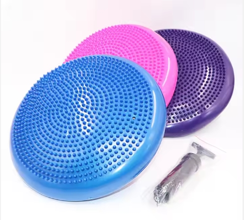 Wobble Cushion Physical Therapy Exercise Office Chair PVC Yoga Balance Disc for Core Training