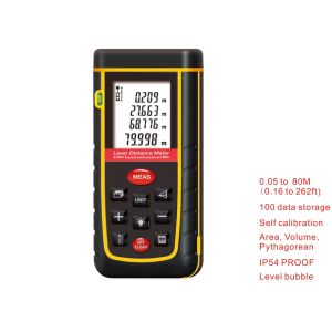 80M Laser Distance Meter Rangefinder Range Finder Electronic Ruler Digital Tape