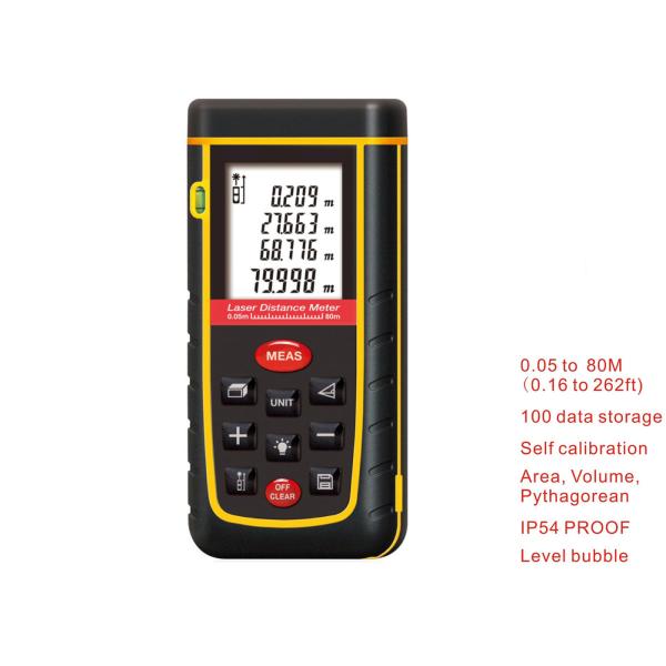80M Laser Distance Meter Rangefinder Range Finder Electronic Ruler Digital Tape