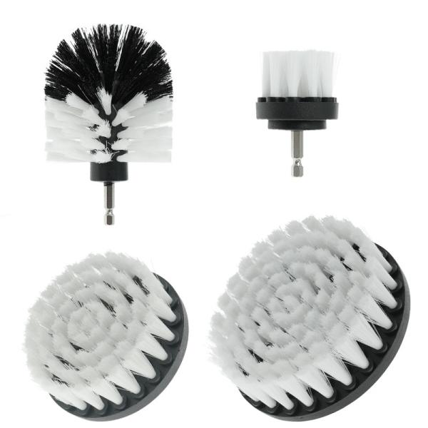 2.5inch Drill Scrub Brush Power Scrubbing Brush Drill Attachment For Car Detailing
