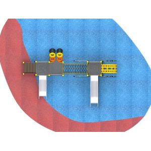 Preschool Kids Outdoor Playground Equipment , Children Play Equipment