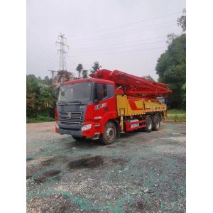 2021 Red Sy 43m Concrete Pump on Sy Truck Top Ranking Heavy Construction