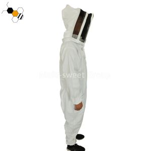 L XL XXL 700g Beekeeping Protective Clothing With Veil Zipper