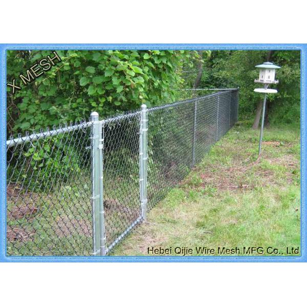 galvanized chain link fence