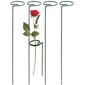 Stable Easy Install 7cm Open Single Stem Spiral Plant Stakes