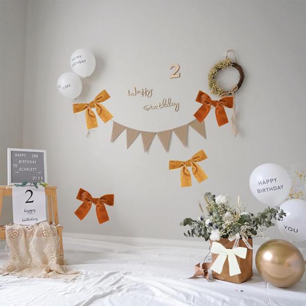 2.5cm Velvet Ribbon Bows Wedding Party Dark Green Velvet Ribbon