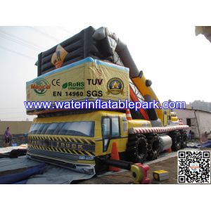 Customized Car Shape Inflatable Slide for Advertising