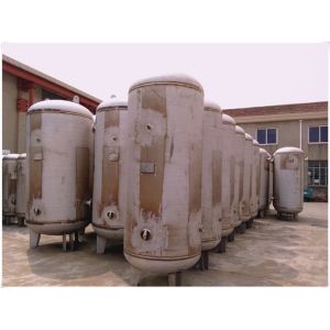 Quality Stainless Steel Diaphragm Pressure Air Receiver Tank Vertical Orientation for sale