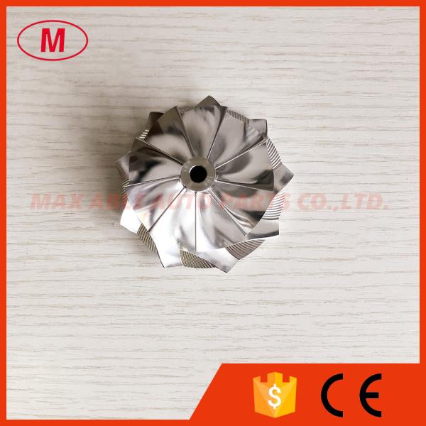 Buy G25-660 1380-1 54.28/67.40mm 9+0 Blades high performance turbo Milling/billet compressor wheel for 858161-5003S at wholesale prices