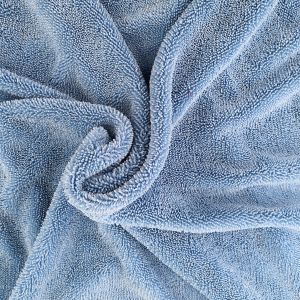 Household 480GSM Twist Knitted Pile Microfiber Cleaning Fabric