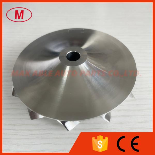 S400 1491-123-2002 6+6 blades 67.66/91.34mm high performance Turbo milling/aluminum 2618/billet compressor wheel