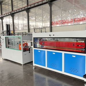 Stainless Steel Plastic Pipe Extrusion Machine PE PVC Pipe Extruder Line For