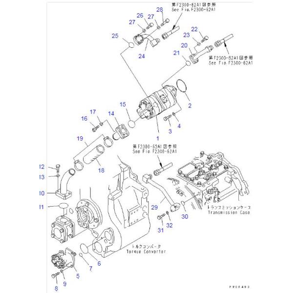 14X-49-11600 14X4911600 Pilot Gear Pump For Komatsu D61-12 Bulldozer Spare Parts