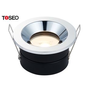 Chrome Round LED Recessed Waterproof IP65 Downlight For Office