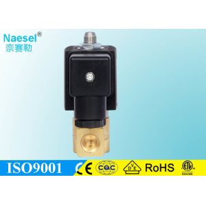 Inlet / Outlet High Pressure Inline Solenoid Valve , Unload Compressed Air