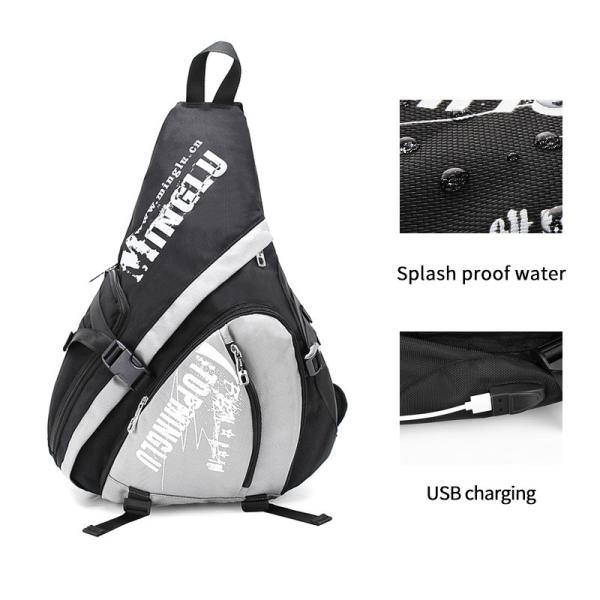 Buy Against Theft Men'S Minimalist Sling Bag Sports Sling Bag Large Capacity at wholesale prices