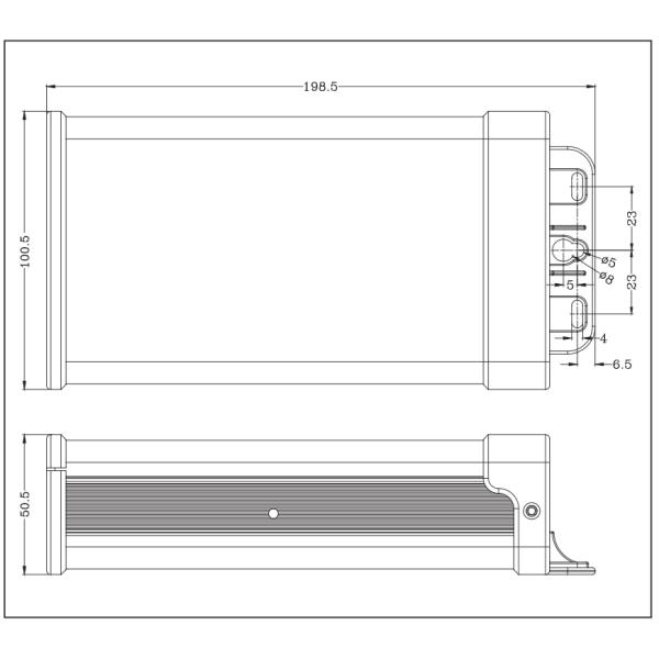 led power supply structure