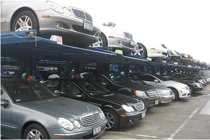 Buy Hydraulic Drive Residential Car Parking Lifts Two Levels 2 Post Vehicle Lift at wholesale prices