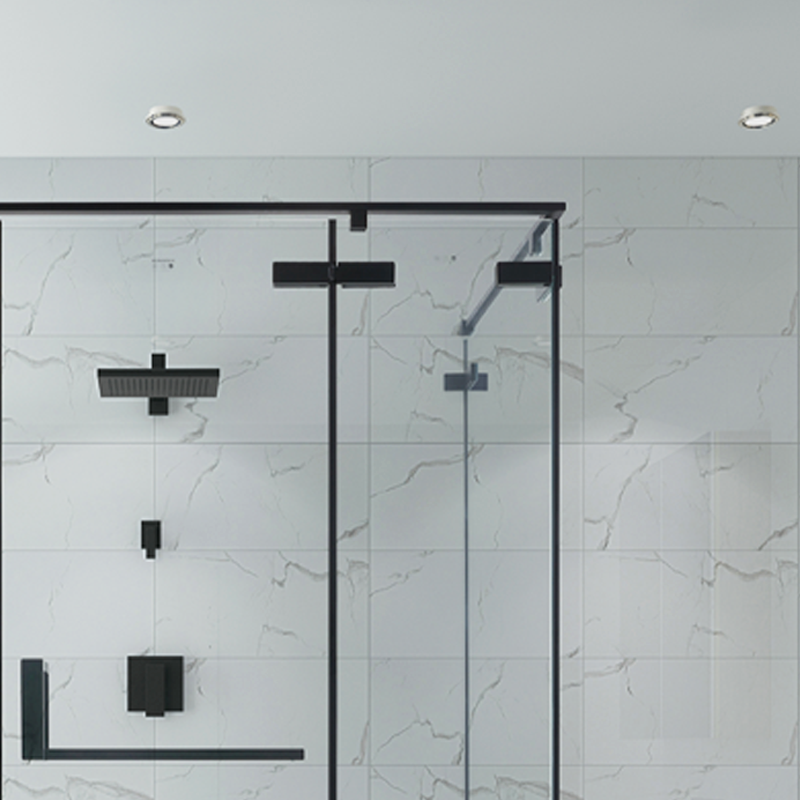 Custom - Made Shower Enclosure | Tailored to Space Curvature, Integrating