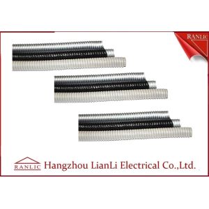 Grey / Black Galvanized Steel Flexible Electrical Conduit with PVC Coated