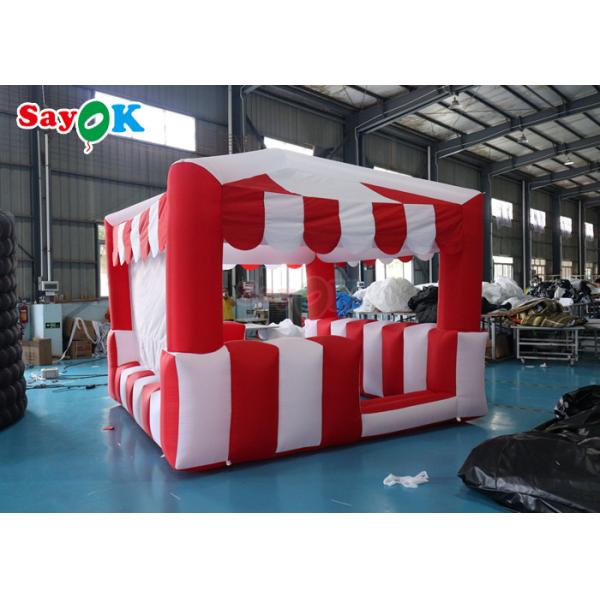 PVC Tarpaulin Inflatable Concession Booth Inflatable Kiosk Carnival Treat Shop