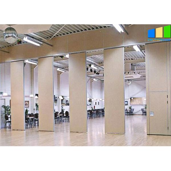 Melamine Decorative Soundproof Movable Partition Walls For Hotel Banquet Hall