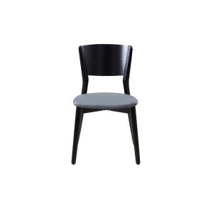 Concise Artificial Gray Upholstered Dining Chairs