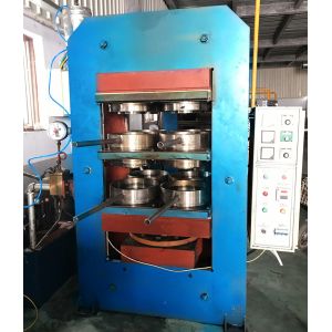 Heating System Powder Solid Tire Rubber Vulcanizing Press Customization