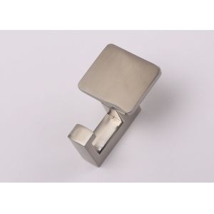 China Square Shape Clothes Hanger Hooks Decorative Wall Coat Hooks Brushed Nickel Color on sale