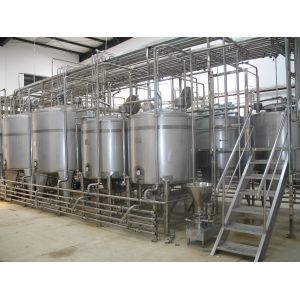 500-10000L/H Customized Condensed Milk Processing Line Complete Sweetened/Sugar