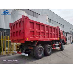 371HP 6x4 Sino Dump Truck With Military Bumper South Sudan