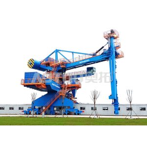 High Capacity Coal Unloader / Blue Coal Unloading Equipment Low Noise