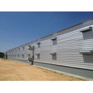 Prefabricated Steel Structure Thermostatic Hot DIP Galvanized Steel Poultry