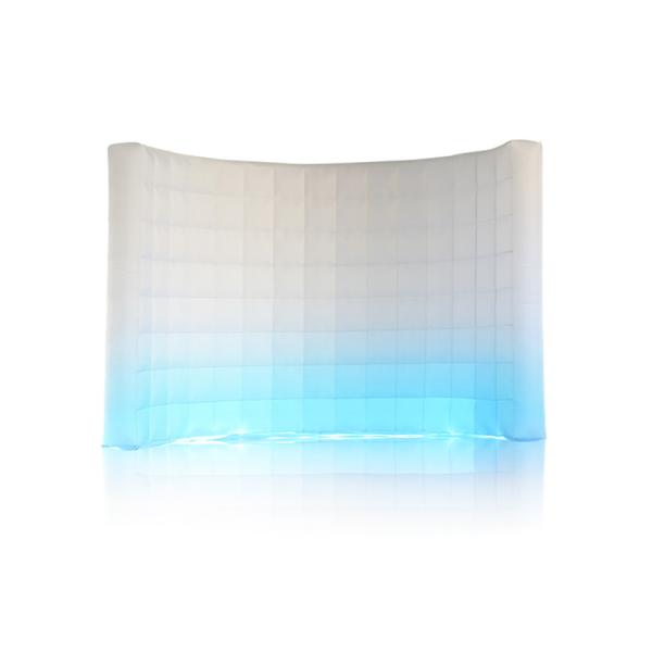 Buy Automatic Photo Booth Enclosure 360 Degree Spinning Inflatable Photo Wall at wholesale prices