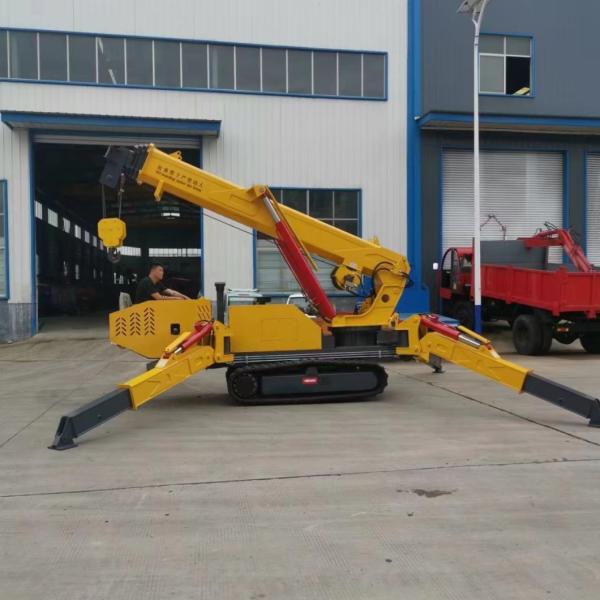 Crane Mobile Crawler Cranes 360 Degree Hydraulic Slewing Construction Lifter Tracked Mini 8 Ton Spider Crane
