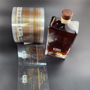 Transparent Eco Friendly Custom Roll Labels Custom Gold Foil Stickers Self