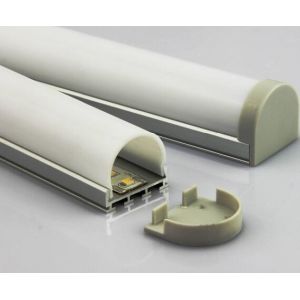 AL4542 Led Strip Light Aluminium Extrusion / Transparent Led Strip Aluminium