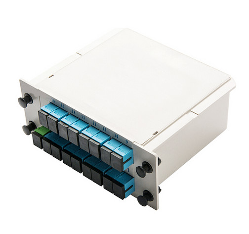 SCPC SC UPC Digital Fiber Optic Cable Splitter Insert Card Type 1X16 PLC