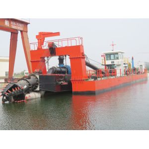 Quality 650 mm 1500 Cbm/Hour Solid Sand 26 Inch Cutter Suction Dredger 2km Discharge Distance Double Dredging Pump for sale