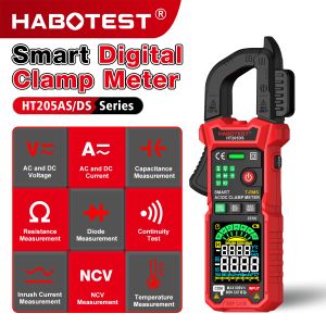 HABOTEST HT205AS/DS True RMS Digital Clamp Meter - AC/DC Current Voltage Tester,