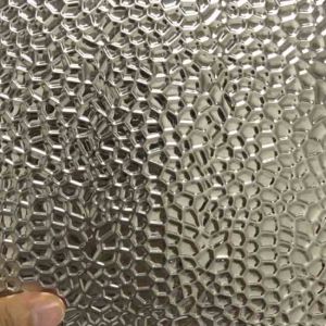 China Black Titanium Embossed Stainless Steel Sheet Honeycomb Pattern on sale