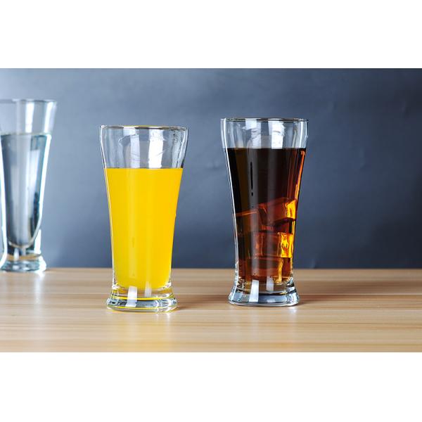 400ml 13.5oz Long Drink Flared Pilsner Glasses For Beer / Juice / Mojito
