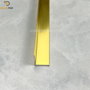 Rounded Edge Wall Corner Protector Strips Matt Aluminum Bright Light Tile Trim