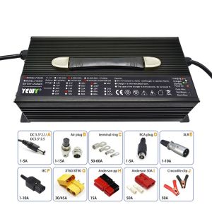UY2000 24V 50A Lead Acid Lifepo4 Battery Charger With Digital Meter Display