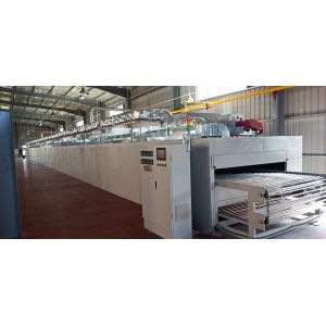 Heavy Duty 28m Natural Gas Industrial Dryer Drying Line 24kw For Pulp Molding