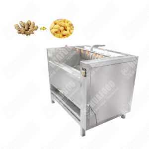 Brush Potato Cleaning Machine Automatic Root Washing Peeling Machine