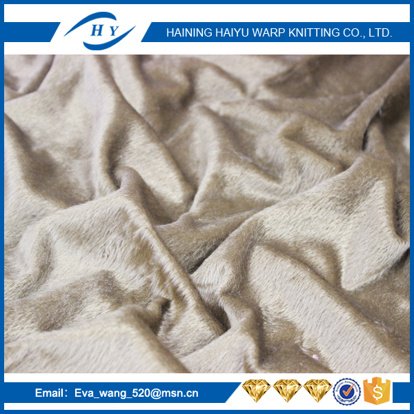 china high quality velboa fur fabric bag fabric