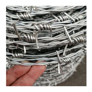 Direct Sale Barbed Wire with Galvanized Steel Wire Razor Type and Single Razor
